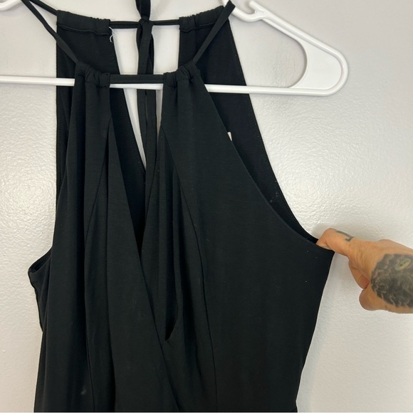 Maeve Anthropolgie Corinna Black Halter Jumpsuit Size XS - Picture 6 of 10